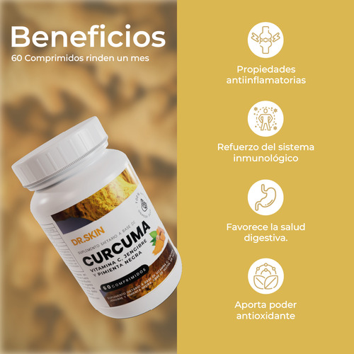 Magnesio Citrato + Cúrcuma Pimienta Negra | Combo 30 Días! Sin Sabor