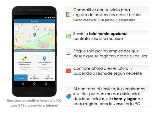 Imagen 9 de 10 de Nuevo Timework2 De 1000 Empleados Con F20 Y Asistencia Movil