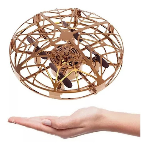 Dourado Quadricoptero Ufo Sensor - Polibrinq Dn10005