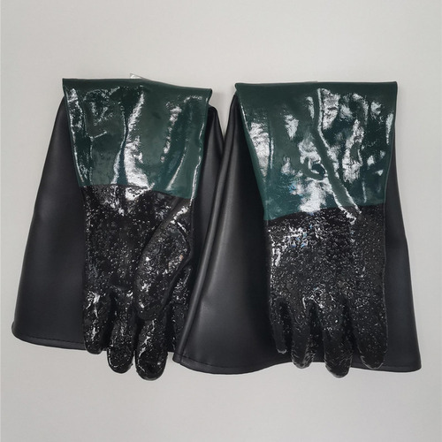 Guantes Protectores Para Limpieza Con Chorro De Arena
