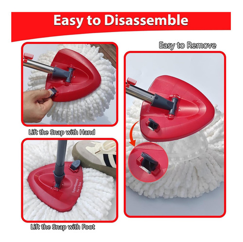 4 Cabeza De Moplánea De Giro Para 1 Tanque Easywring 1, De Y