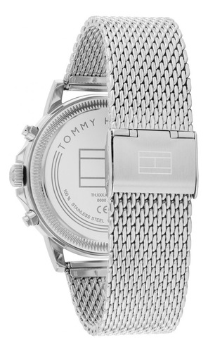Reloj Para Hombre Tommy Hilfiger Stewart 1710609 Plateado