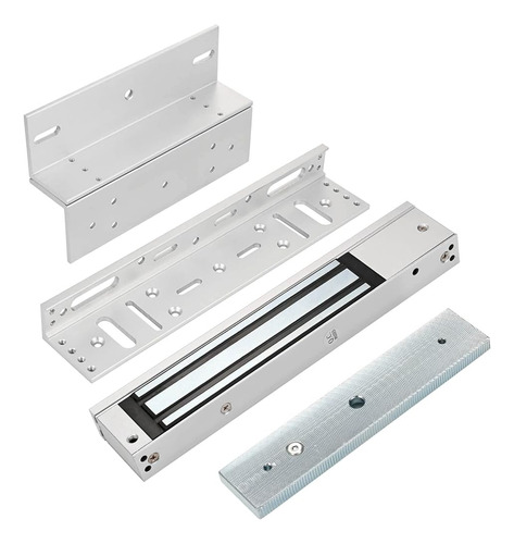 Cerradura Electromagnética 600lbs Con Soportes Z Y L 12v