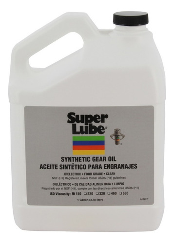 Aceite Sintético Super Lube Para Engranajes Iso 150