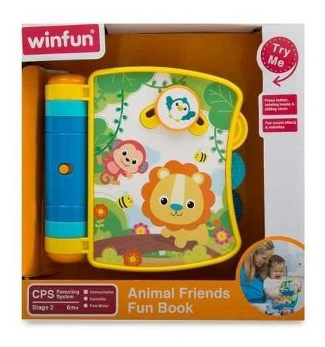 Imagen 1 de 3 de Libro Animales Con Sonido 0746 Original Winfun