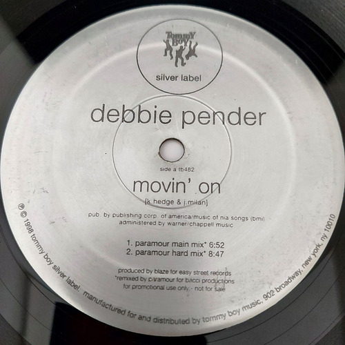 Debbie Pender - Movin' On    Importado Usa   Lp