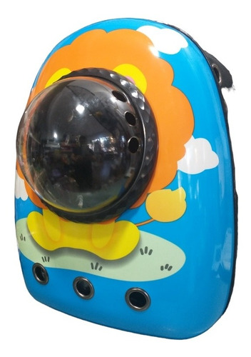 Imagen 5 de 6 de Mochila Bolso Mascotas Gato Perro Transparente Con Burbuja