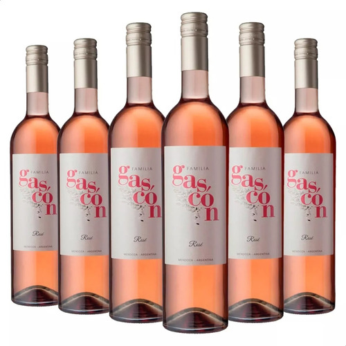 Vino Familia Gascon Rose Malbec 750ml X6