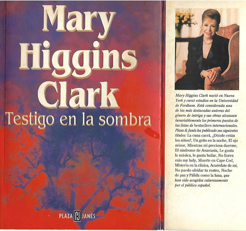 Testigo En La Sombra - Mary Higgins Clark - Novela