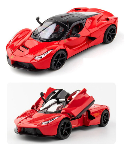 Z Ferrari Supercoches Laferrari Miniatura Metal Coche 1/22