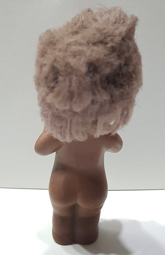Antiguos Muñequitos Negros De Goma 13cm