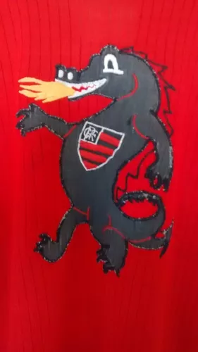 Camisa Camiseta Torcedor Flamenguista Dragão Flamengo 100% Algodão TOR01