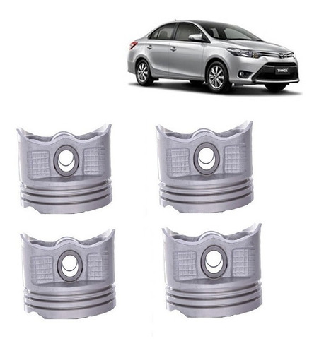 Set De Pistones 0,5 Para Toyota Yaris 1.5 1nzfe 2003 2014