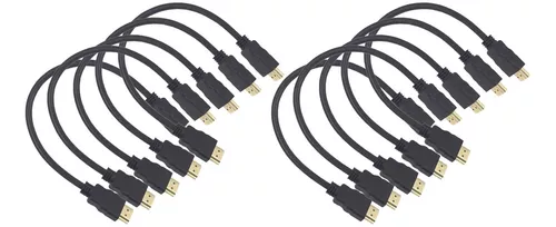 Cable Builders Cable Hdmi Corto [paquete De 2], Uhd Ultra Sp