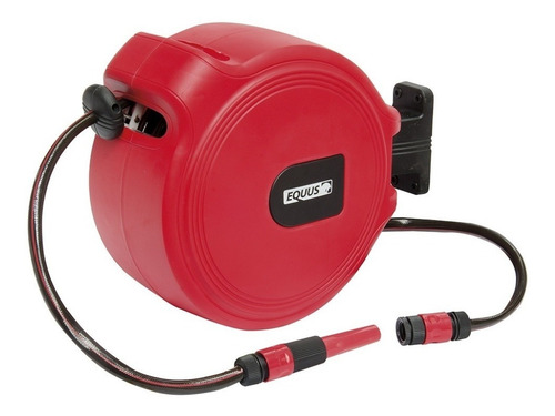 Imagen 2 de 5 de Manguera Con Carretel Retráctil Para Agua 20m Equus *ub*
