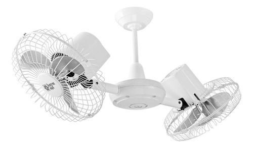 Ventilador de teto Loren Sid Gemini branco com 3 pás 127 V