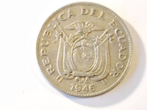 Moneda Ecuador 20 Centavos 1946(&36 (Usado)