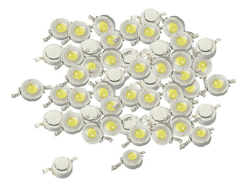 A*gift 50pcs 1 Vatio Led Smd Cob Potencia Fría Luz De Color