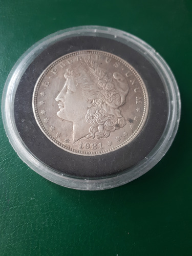 Eeuu 1921 1 Dolar Morgan Plata (Usado)