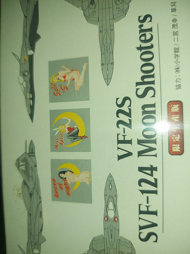 Macross Vf-22s Moon Shooters. Kit Para Armar Hasegawa. Nuevo