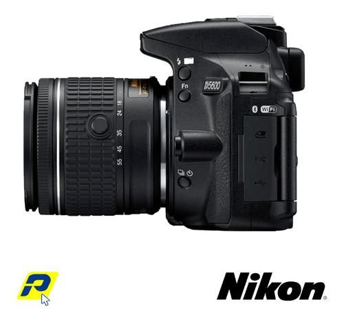 Imagen 7 de 10 de Cámara Nikon D5600 Incluye Lentes 18-55 Mm Y Lente 18-140mm