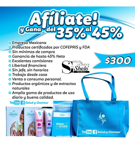 Imagen 6 de 9 de Afiliacion Negocio Shelo Membresia +asesoria Gana D 35 A 45%