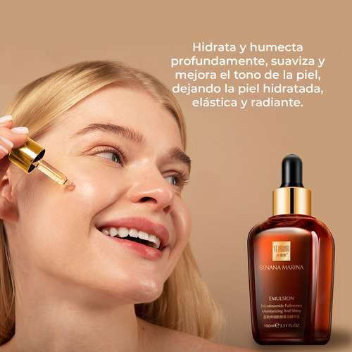 Set Cuidado Facial Senana Con Niacinamida Hidratante Aclarante Y Antimanchas Control De Grasa Y Acné Incluye Serum Crema Hidratante Emulsión Tónico Y Espuma Limpiadora