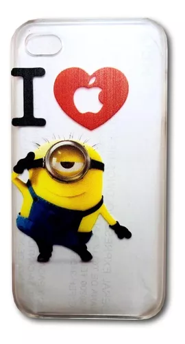 Funda iPhone 6 Plus Minions Colgados Transparente