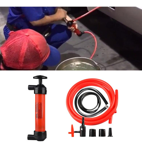 De Bomba De Sifón Manual Extractor De Aceite Con Conector