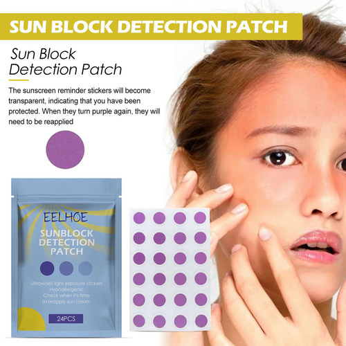 Parche De Detección De Bloqueador Solar, Parche De Protecció