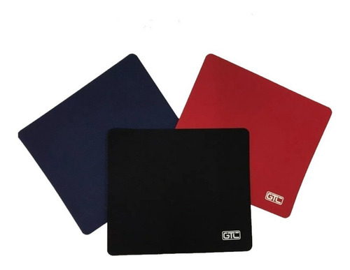 Mouse Pad Liso Antideslizante Gtc Negro/azul/rojo Of