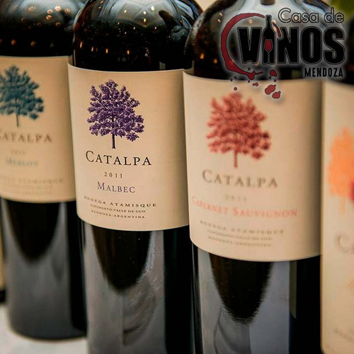 Vino Catalpa Malbec 750ml Bodega Atamisque