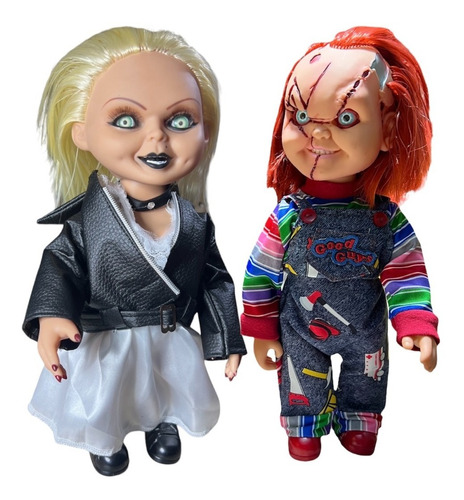 Muñeco Chucky Con Luz Y Sonido Y  Su Novia Tiffany