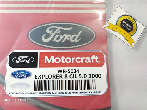 Cables De Bujias Ford Explorer 5.0 2000 Motorcraft Garantía