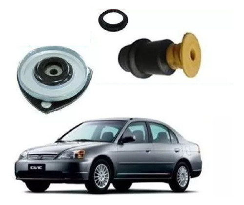 Kit Do Amortecedor Coxim Batente Coifa Civic  2003 2004 2005