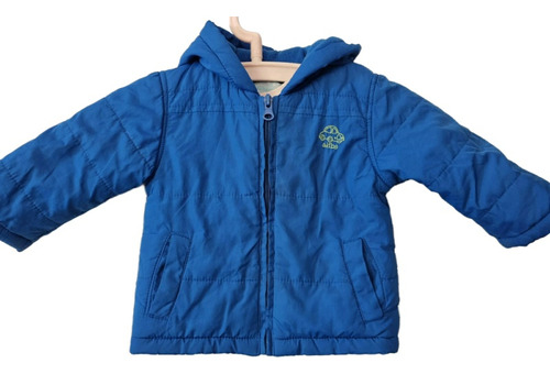 Chaqueta Celeste Peluda Para Niño Bebé Invierno