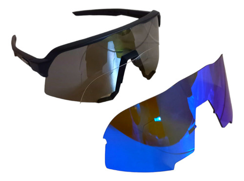 Lentes Ciclismo Running Béisbol Filtro Uv400 Intercambiables