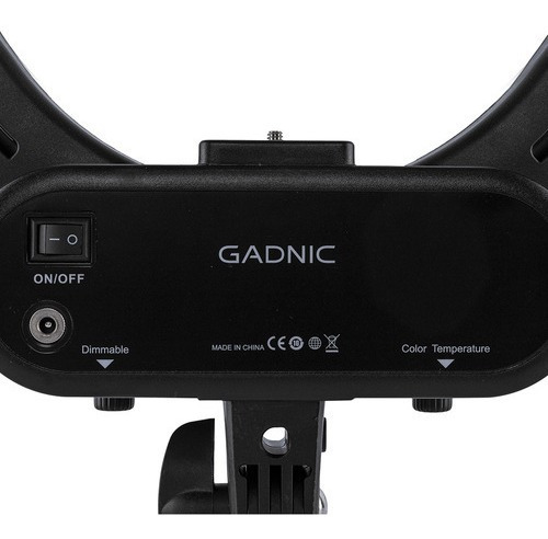 Aro De Luz Cálida Fría Led 36 Cm Profesional Gadnic + Soport