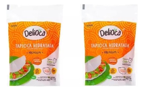 Tapioca Delioca Premium Hidratada 560kg Kit Com 3 Deliciosa 
