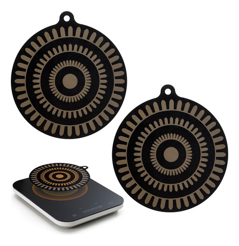 Tapete De Silicone Termocrômico Para Cooktops De Indução
