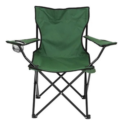 Silla Plegable Playa Exterior Campo Camping Portatil Color N