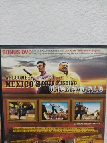 Total Overdose (sin Juego) + Dvd Tomb Rider Playstation 2 (Usado)