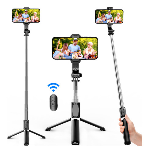 Tripode Selfie Stick, Extensible A 39 Pulgadas Soporte Para