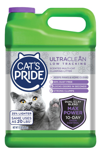 Cats Pride Max Power: Ultraclean - Arena Aglutinante Para G.