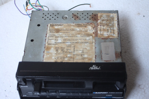 Radio Toca Fitas Blaupunkt Torino Acs 1000 Todo Funcionando (Usado)