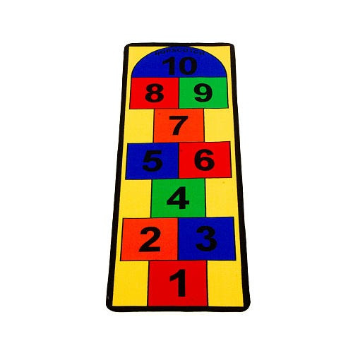 El Aprendizaje Alfombras Rayuela Juego De Alfombras