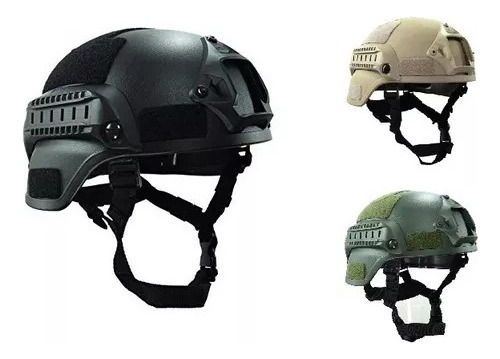 Casco Táctico Mich 2000 Airsoft Paintball Gotcha Militar