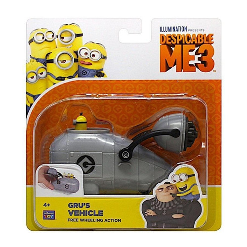Mi Villano Favorito 3 Figura De Gru Auto Minion