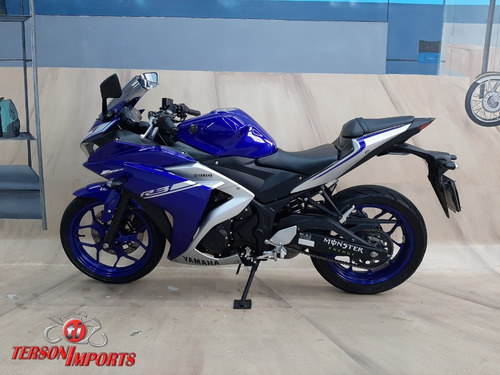 Yamaha Yzf R3 Abs 2018 Azul