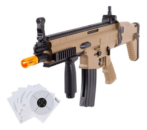 Marcadora Airsoft Fn Herstal 6mm Bbs Spring Gotcha Scar Xtr